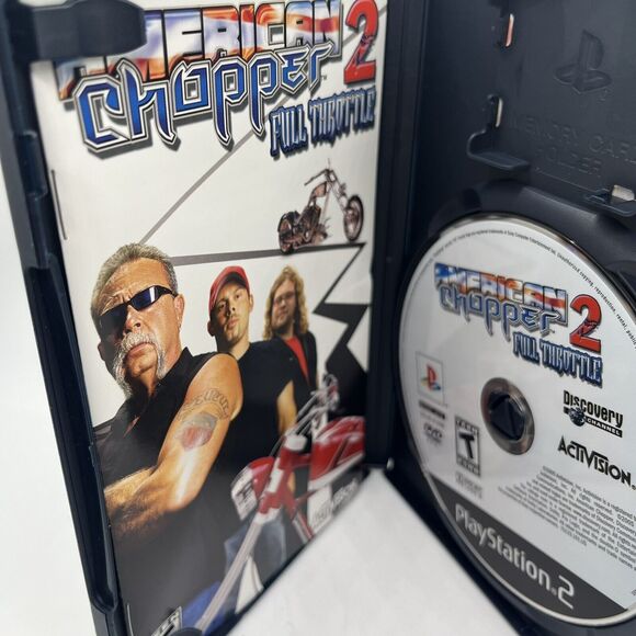 AMERICAN CHOPPER 2 FULL THROTTLE Playstation 2 Complete & Tested USA NTSC D52 - Picture 7 of 8